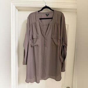 Torrid Taupe Harper Top